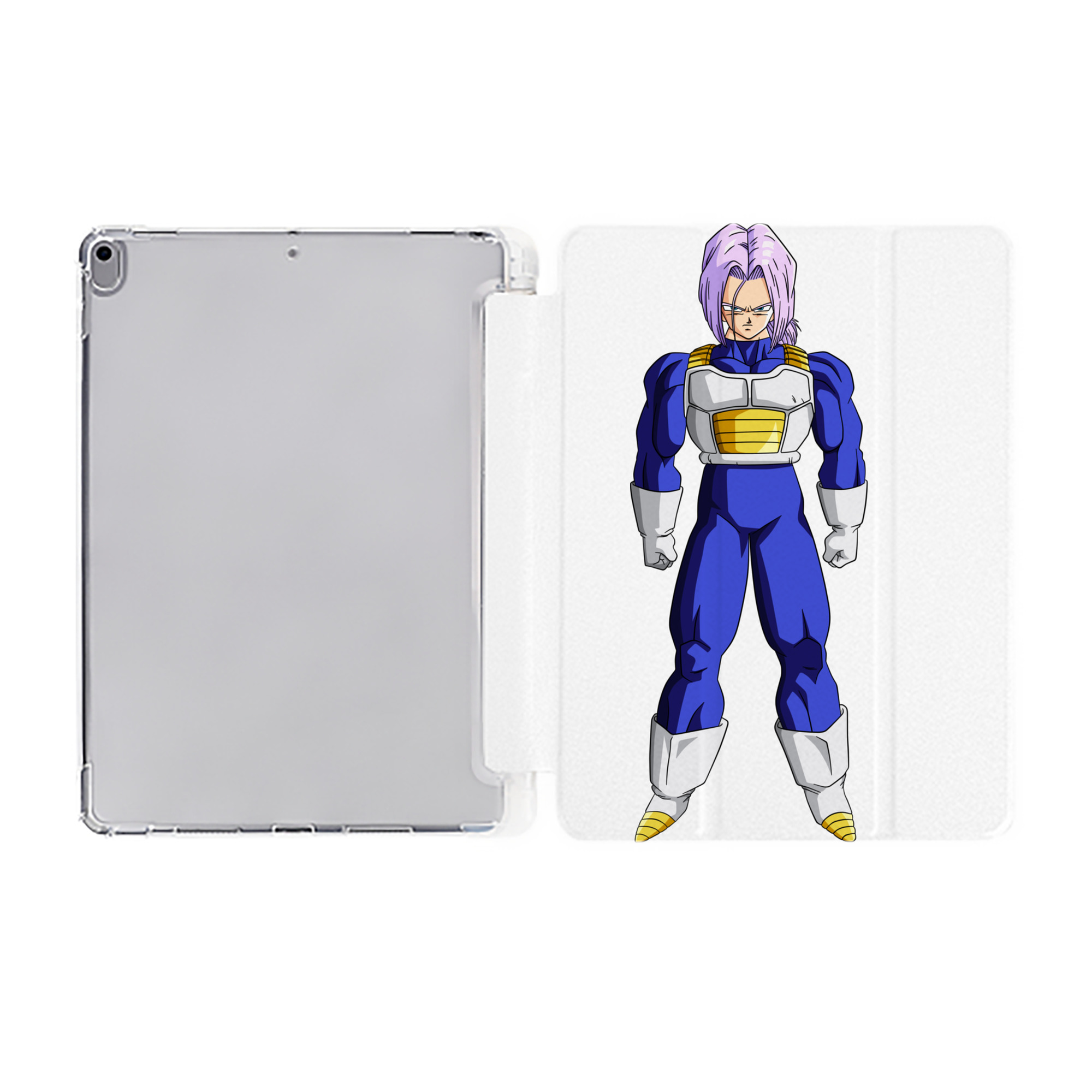 （画像用） ドラゴンボール DRAGON BALL IPad ケース ペン収納付き 三つ折りスタンド PUレザー×シリコン 対応機種9.5/10.5/10.9インチ